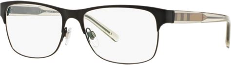 burberry 1287 1007|Burberry BE 1289 1007 Black Metal Rectangle Eyeglasses 55mm.